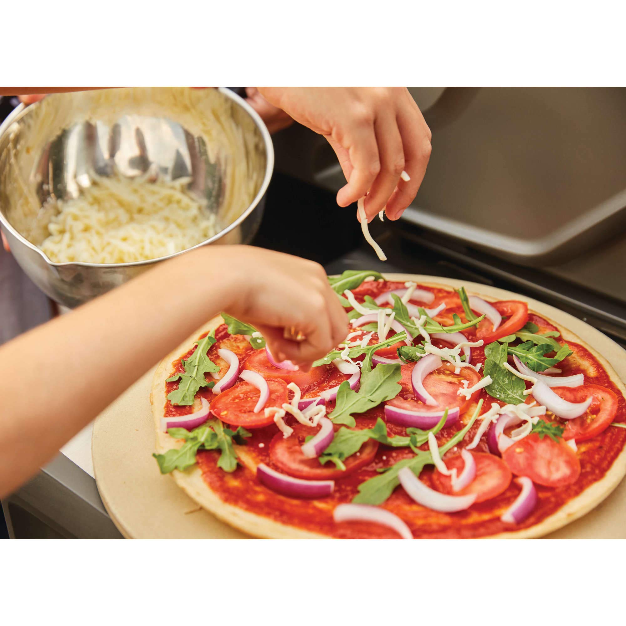 Napoleon Personal Sized Pizza Baking Stone Set - Two 10-inch Personal Pizza Baking Stones, For Use In Grill or Oven 10 Napoleon Personal Sized Pizza Baking Stone Set - Two 10-inch Personal Pizza Baking Stones, For Use In Grill or Oven