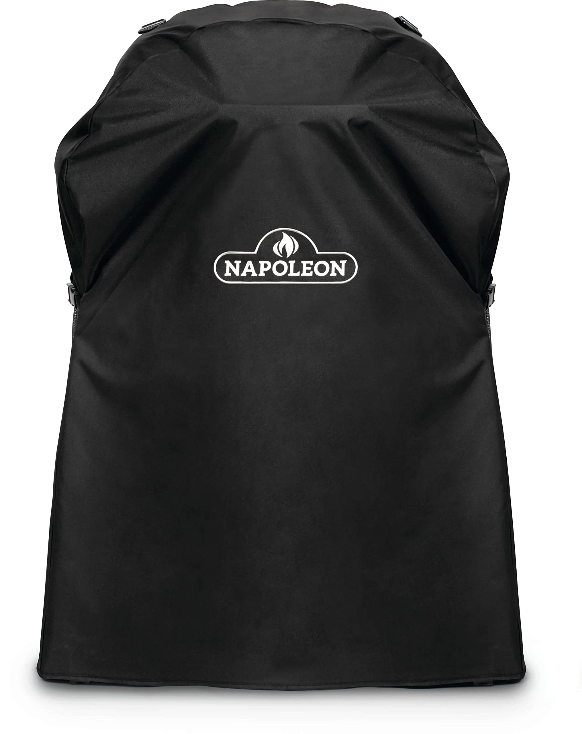 Napoleon Grill Cover for TravelQ PRO285 on Stand (PRO285-STAND) - Black, Water Resistant, UV Protected, Air Vents, Hanging Loops, Adjustable Buckled Straps