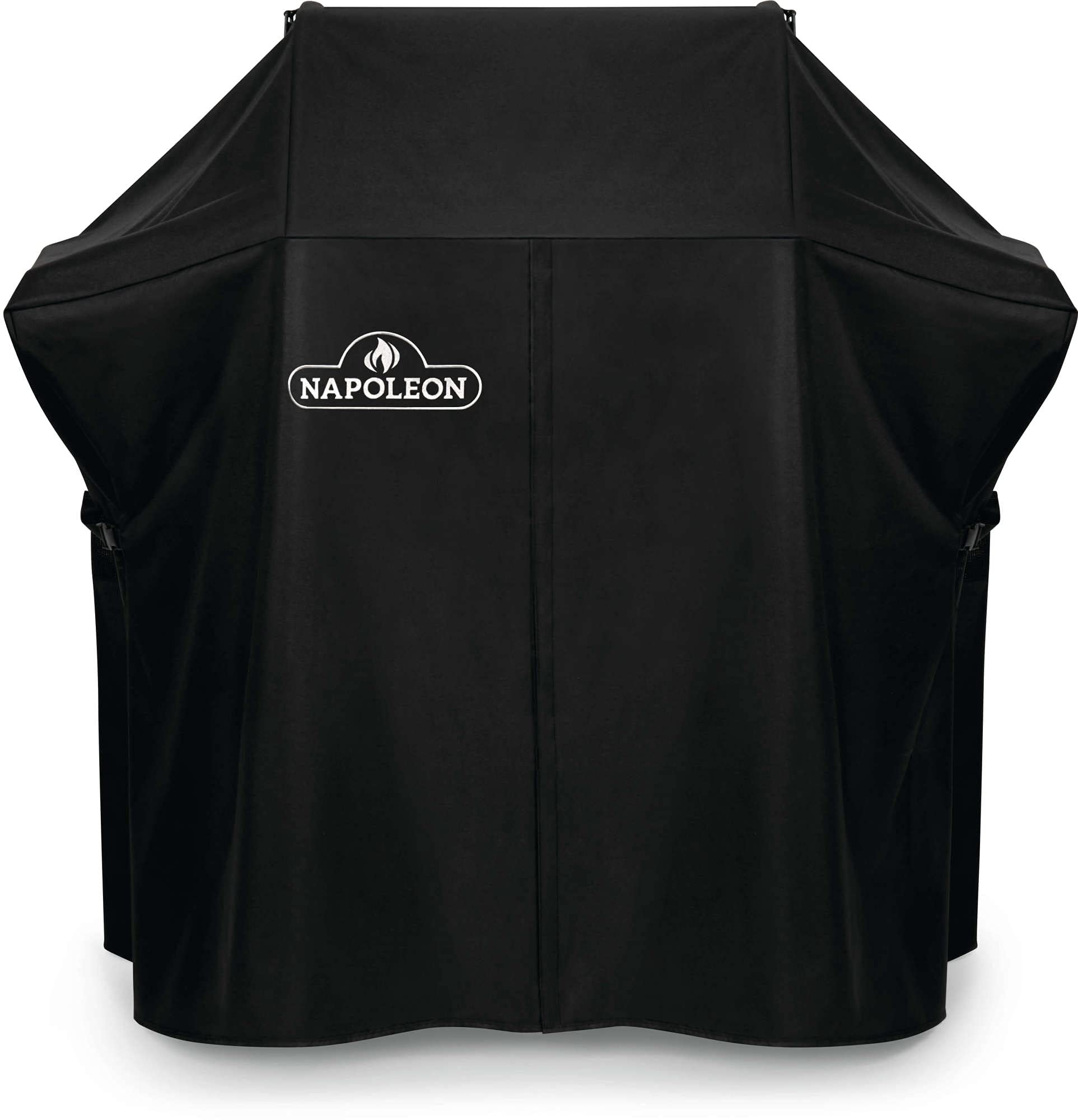 Napoleon Grill Cover - Fits Small Grills and Napoleon Rogue 365 Series, Black, Water Resistant, UV Protected, Air Vents, Hanging Loops, Adjustable Buckled Straps