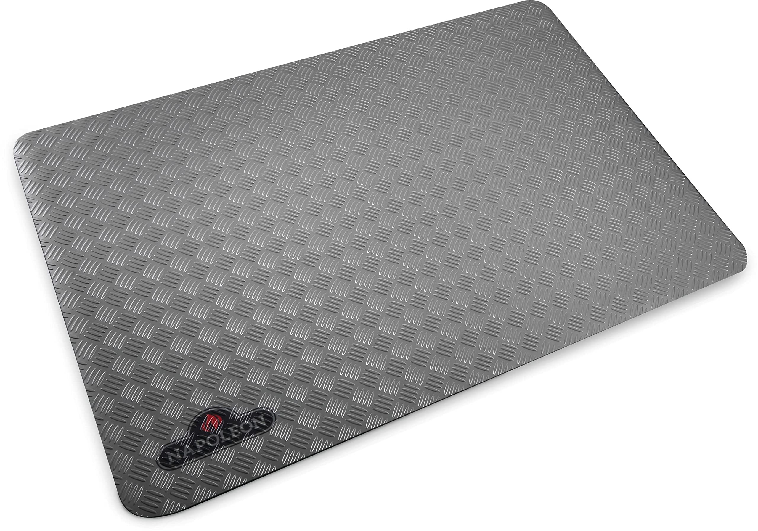 Napoleon Grill Mat - Safety Product, Non-Slip, Diamond Plate Pattern, Gray, Fits Prestige PRO 500 Size and Smaller