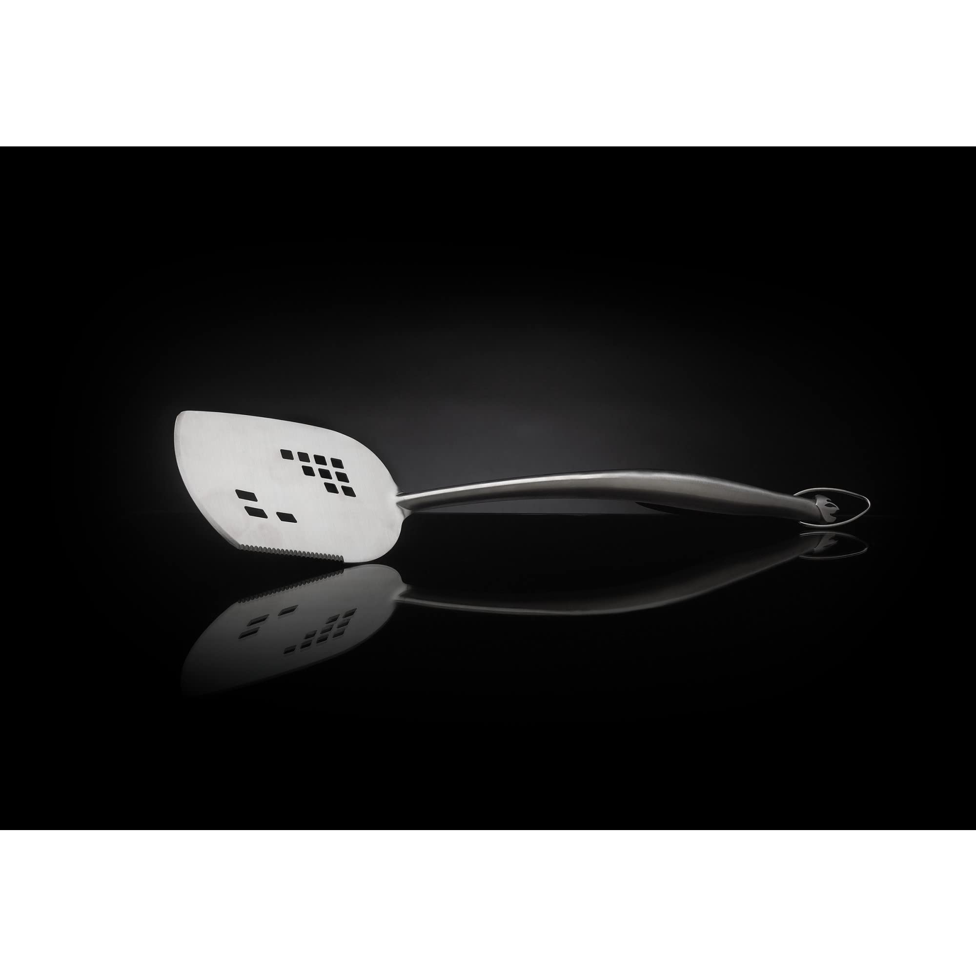 Napoleon PRO Spatula - Stainless Steel, Oversized Head, Integrated Bottle Opener, Serrated Edge for Slicing and Trimming 2 Napoleon PRO Spatula - Stainless Steel, Oversized Head, Integrated Bottle Opener, Serrated Edge for Slicing and Trimming