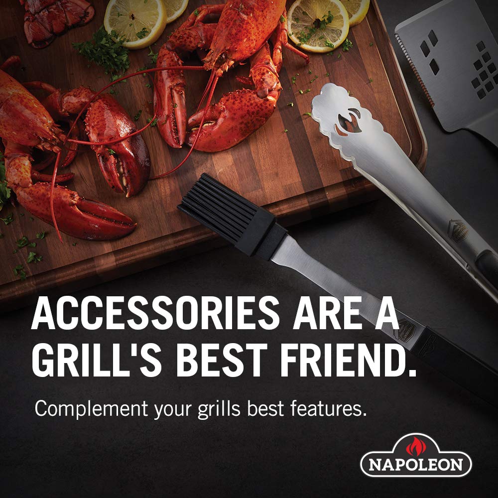 Napoleon PRO Spatula - Stainless Steel, Oversized Head, Integrated Bottle Opener, Serrated Edge for Slicing and Trimming 4 Napoleon PRO Spatula - Stainless Steel, Oversized Head, Integrated Bottle Opener, Serrated Edge for Slicing and Trimming