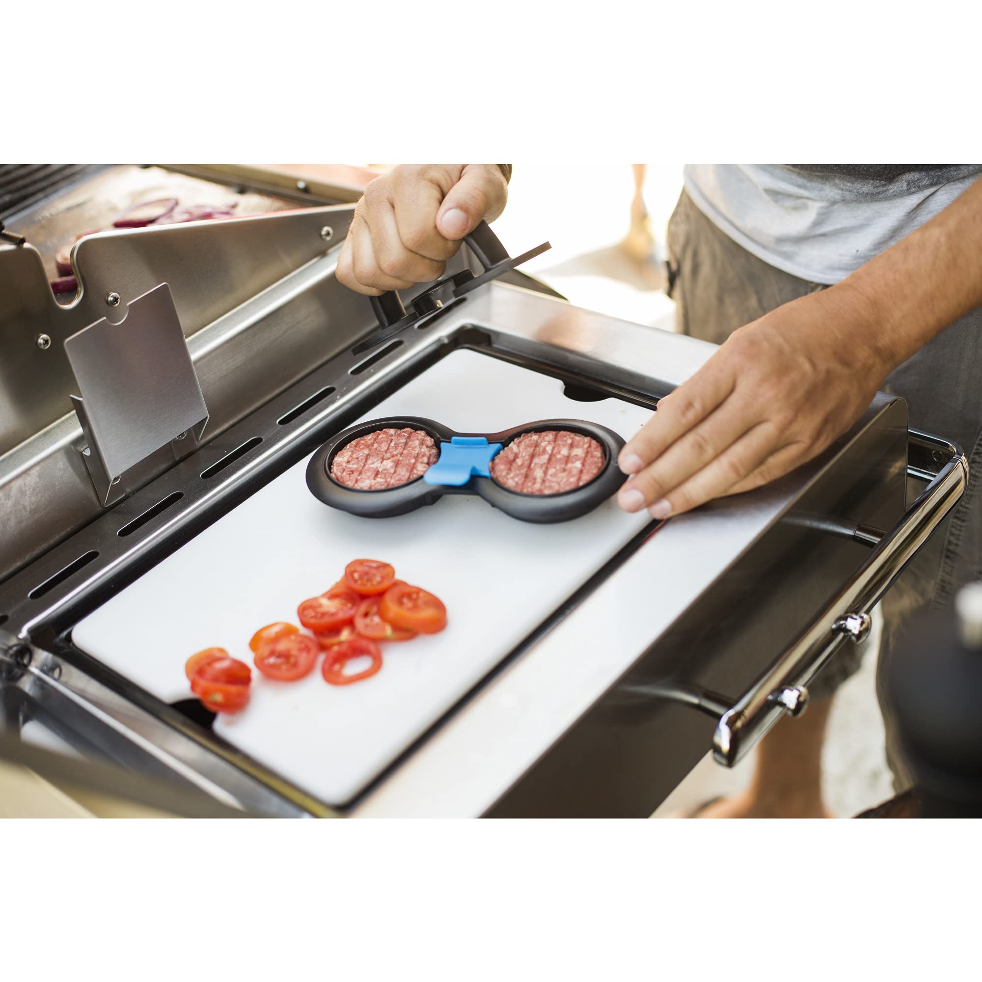 Napoleon Gourmet Burger Press Kit - Hamburger and Slide Press, Stuffed Burgers, Dishwasher Safe 10 Napoleon Gourmet Burger Press Kit - Hamburger and Slide Press, Stuffed Burgers, Dishwasher Safe