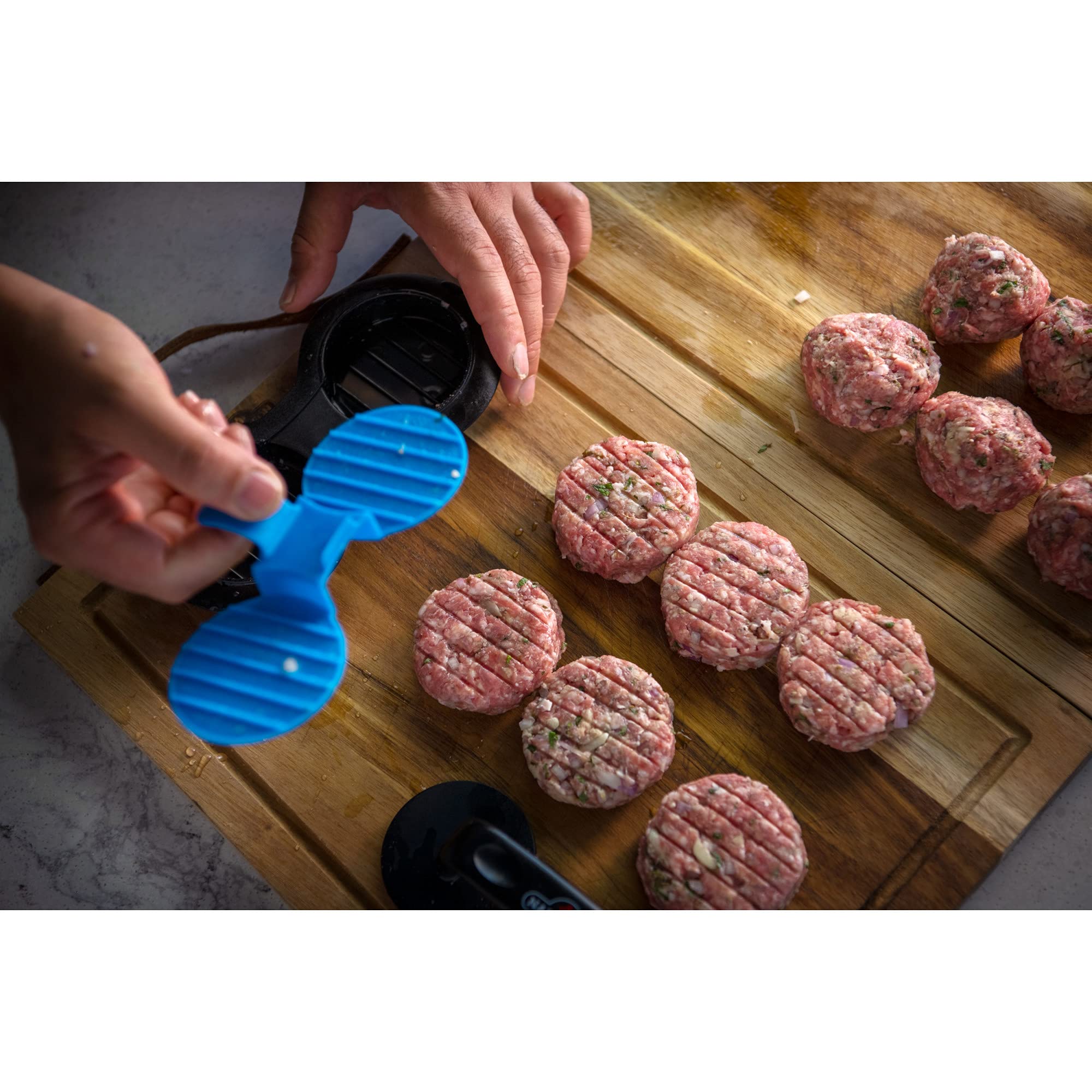 Napoleon Gourmet Burger Press Kit - Hamburger and Slide Press, Stuffed Burgers, Dishwasher Safe 7 Napoleon Gourmet Burger Press Kit - Hamburger and Slide Press, Stuffed Burgers, Dishwasher Safe