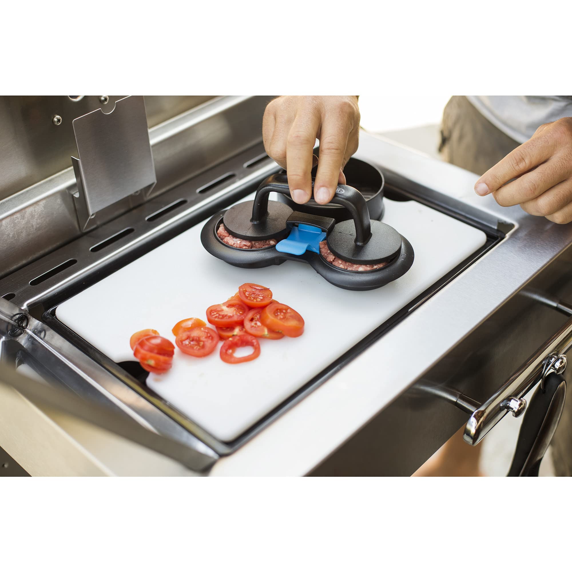 Napoleon Gourmet Burger Press Kit - Hamburger and Slide Press, Stuffed Burgers, Dishwasher Safe 9 Napoleon Gourmet Burger Press Kit - Hamburger and Slide Press, Stuffed Burgers, Dishwasher Safe