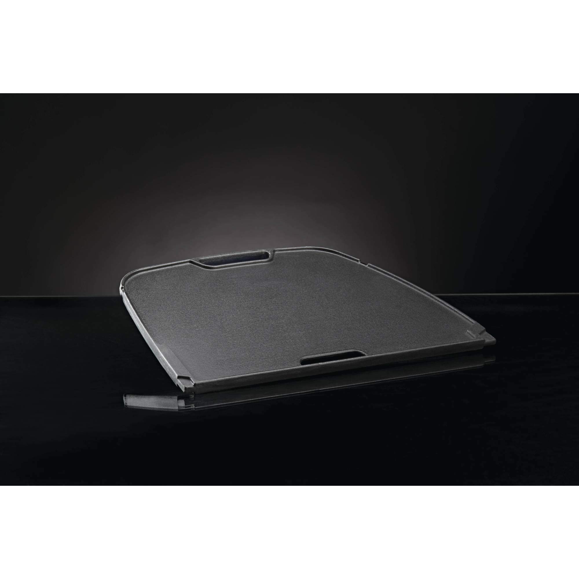 Napoleon Cast Iron Reversible Griddle - Fits All TravelQ 285 Series Portable Grills, Non-Stick, Carry Handle