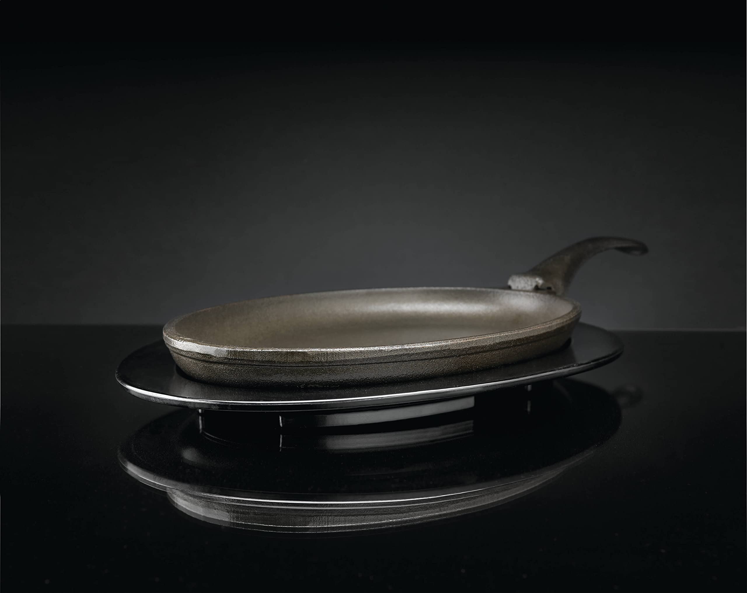 Napoleon Cast Iron Skillet - Pre-Seasoned, Use On Side Burner or Grill Grates, Removable Handle