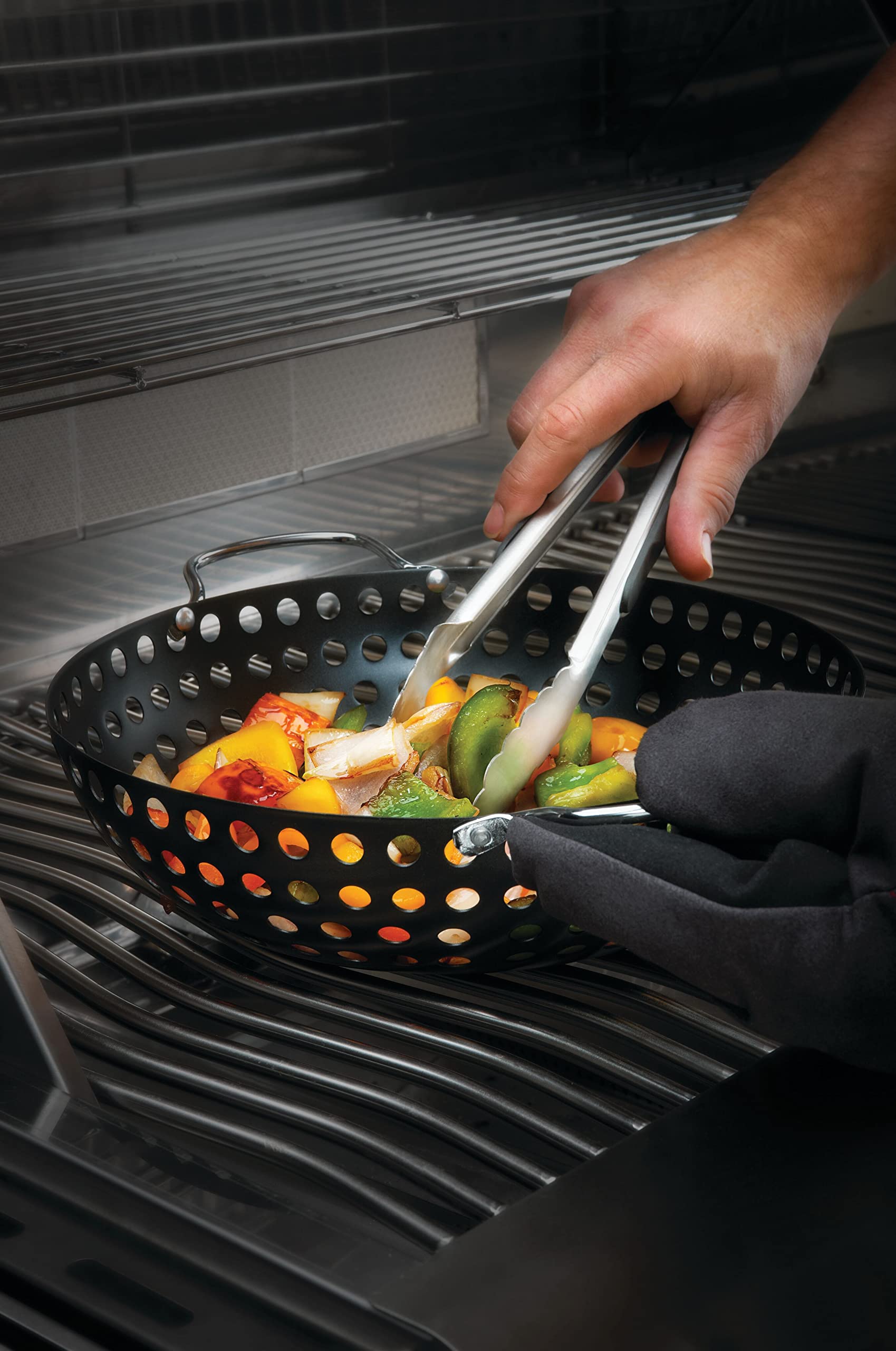 Napoleon 55015 Stainless Steel Auto Locking Grill Tongs