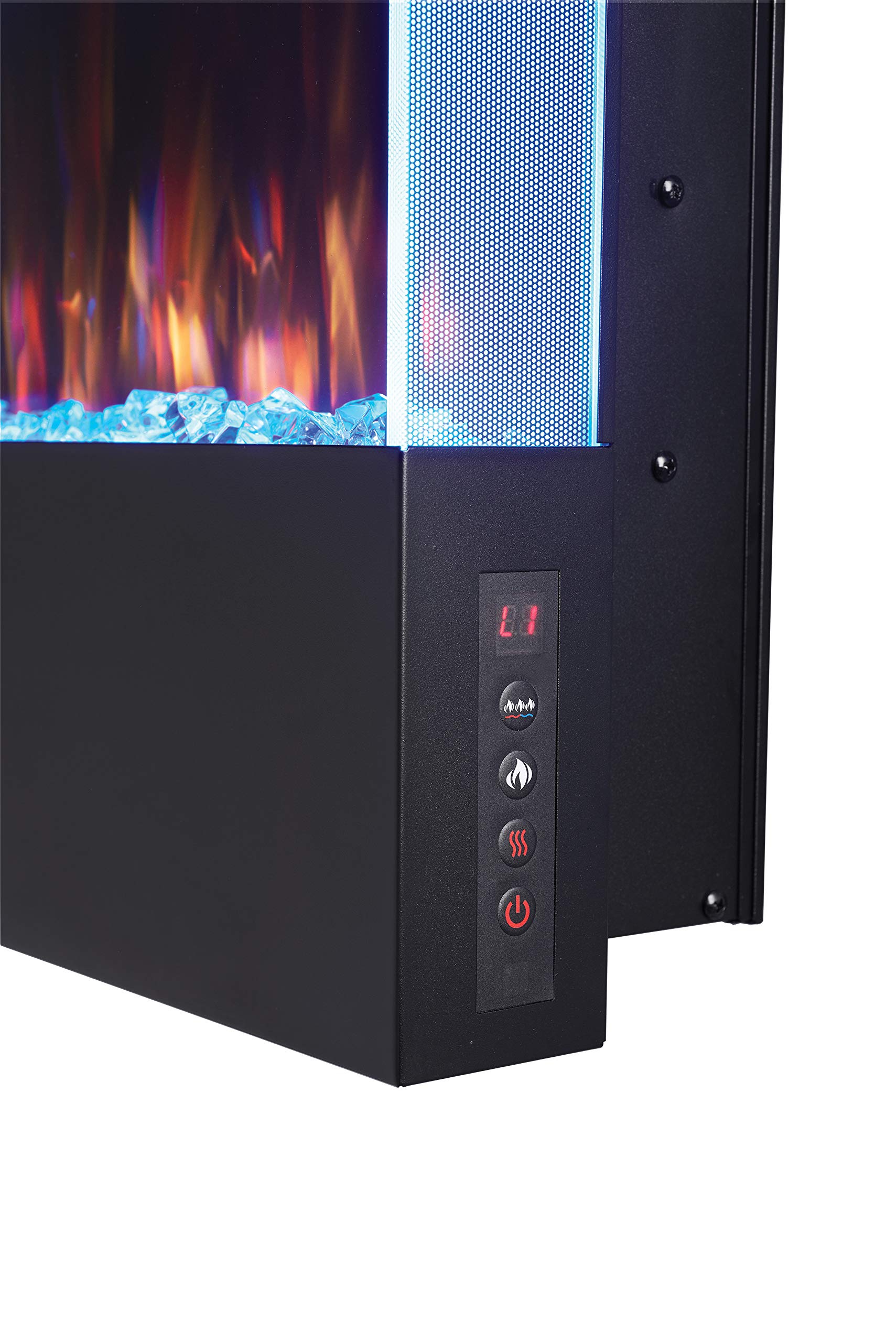 Napoleon Allure 38 inch Vertical Wall Mount Electric Fireplace - Black, NEFVC38H 4 Napoleon Allure 38 inch Vertical Wall Mount Electric Fireplace - Black, NEFVC38H