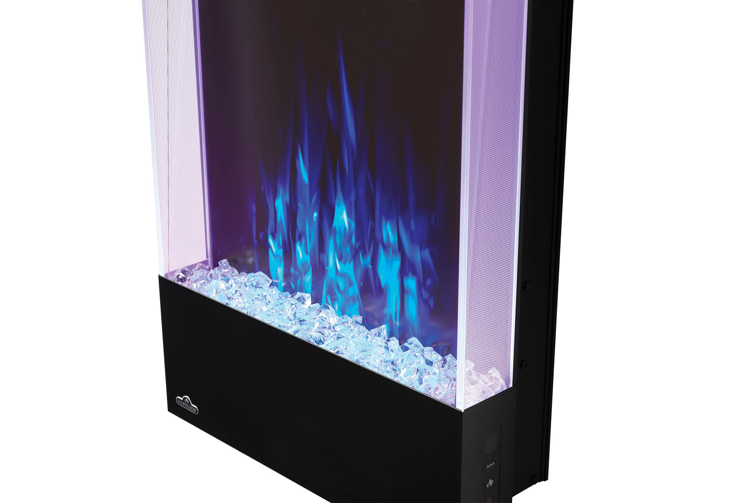 Napoleon Allure 38 inch Vertical Wall Mount Electric Fireplace - Black, NEFVC38H 5 Napoleon Allure 38 inch Vertical Wall Mount Electric Fireplace - Black, NEFVC38H