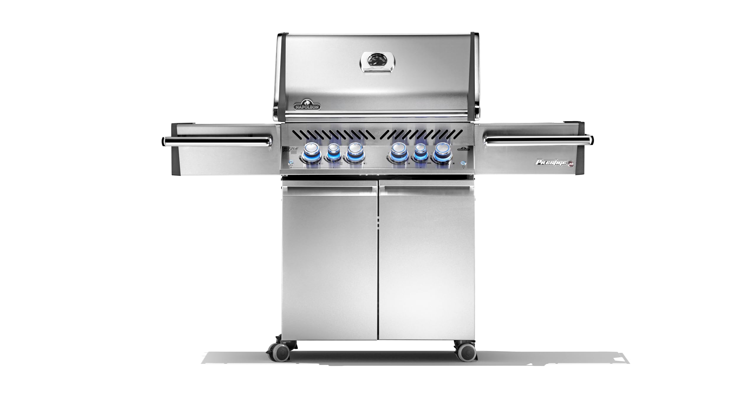 Napoleon PRO500RSIBNSS-3 Prestige PRO 500 RSIB Natural Gas Grill, sq.in, Stainless Steel