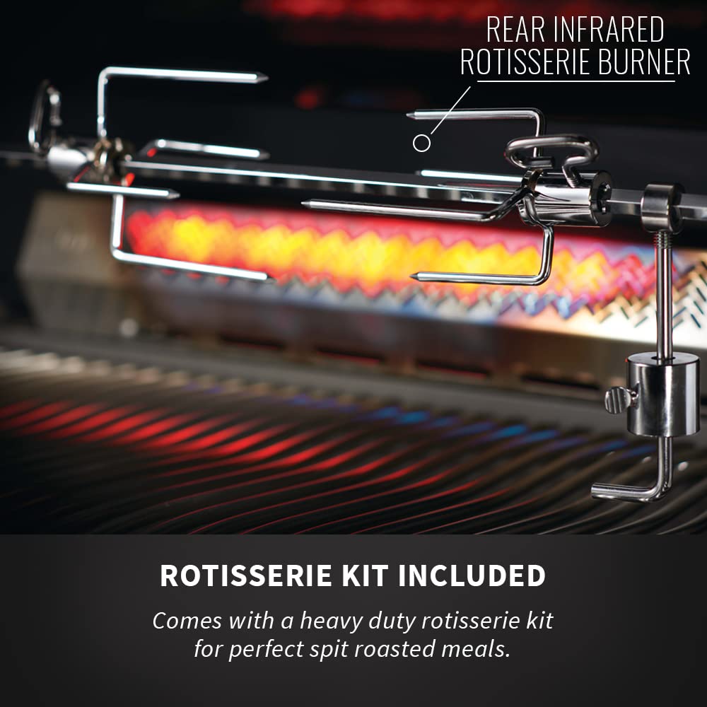 Napoleon P500RSIBNSS-3 Prestige 500 RSIB Natural Gas Grill, sq. in + Infrared Side and Rear Burner, Stainless Steel 10 Napoleon P500RSIBNSS-3 Prestige 500 RSIB Natural Gas Grill, sq. in + Infrared Side and Rear Burner, Stainless Steel