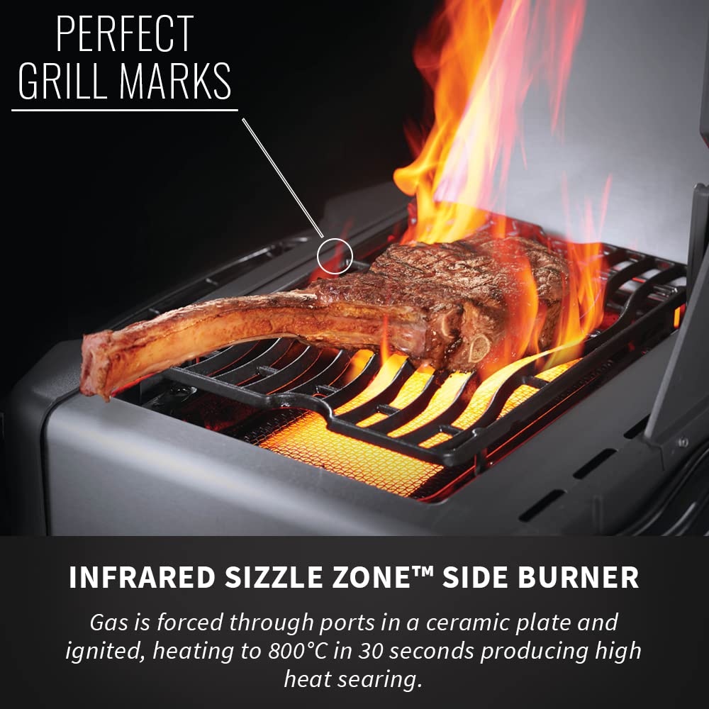 Napoleon P500RSIBNSS-3 Prestige 500 RSIB Natural Gas Grill, sq. in + Infrared Side and Rear Burner, Stainless Steel 12 Napoleon P500RSIBNSS-3 Prestige 500 RSIB Natural Gas Grill, sq. in + Infrared Side and Rear Burner, Stainless Steel