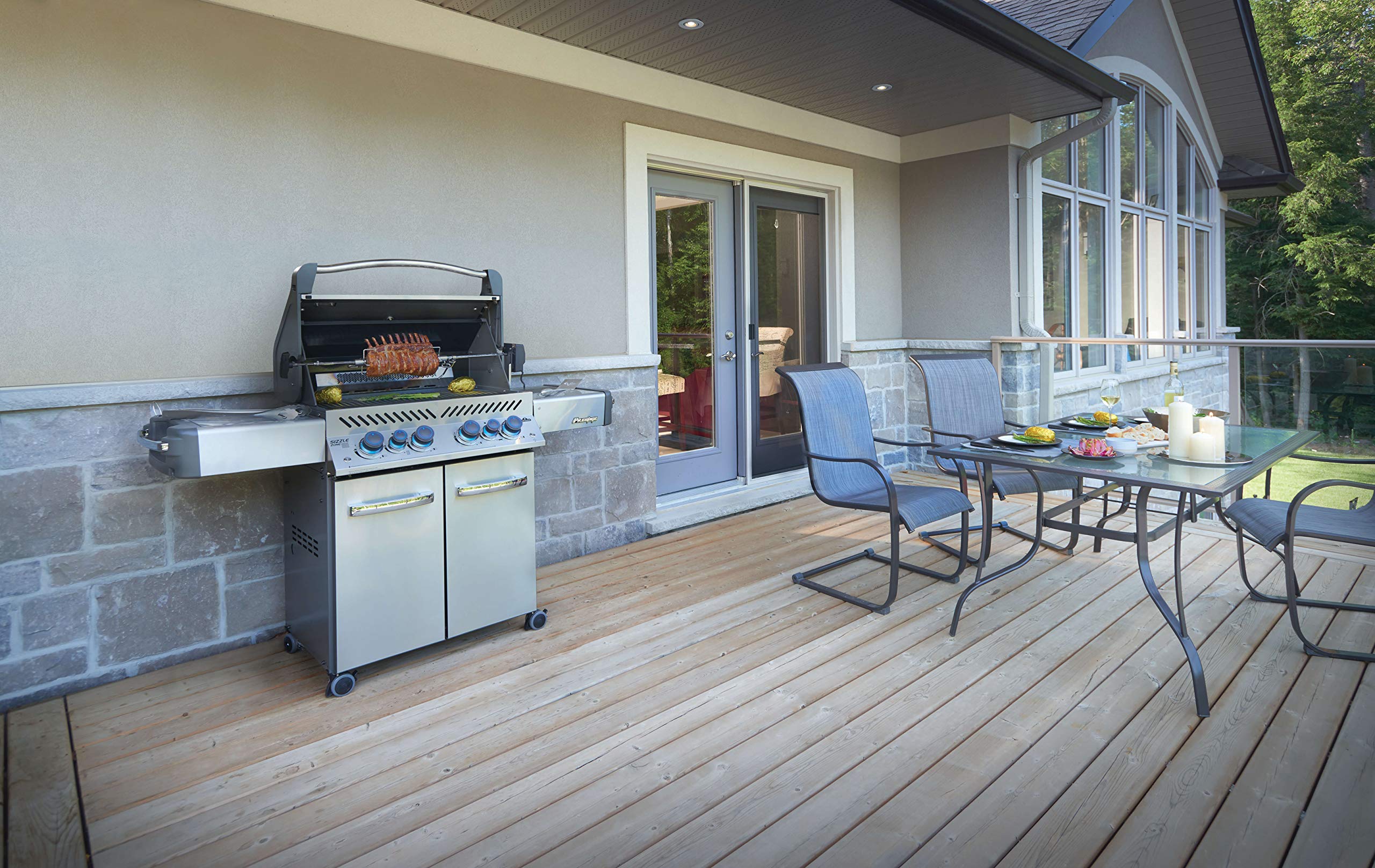 Napoleon P500RSIBNSS-3 Prestige 500 RSIB Natural Gas Grill, sq. in + Infrared Side and Rear Burner, Stainless Steel 5 Napoleon P500RSIBNSS-3 Prestige 500 RSIB Natural Gas Grill, sq. in + Infrared Side and Rear Burner, Stainless Steel